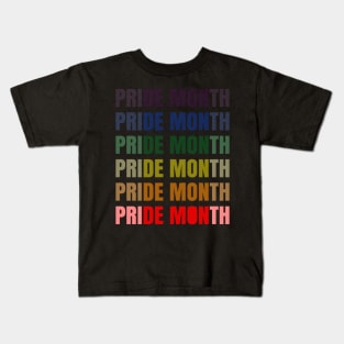 Pride Month 😈 Kids T-Shirt